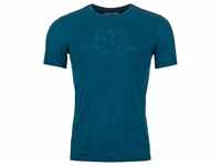 Ortovox 8816000012, Ortovox - 120 Cool Tec Mountain Logo T-Shirt - Merinoshirt Gr M