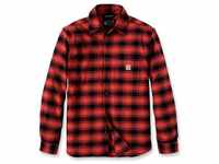 Carhartt - Flannel L/S Plaid Shirt - Hemd Gr XXL rot 105945-R812XLREG