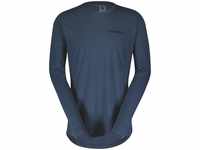 Scott 4031647377010, Scott Shirt M's Defined Merino LS metal blue (7377) L Herren
