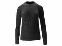 Uyn U100420-B000-S/M, Uyn Woman Fusyon Biotech Underwear Shirt Long_sl black (B000)