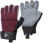 Black Diamond BD8018686018XS_1, Black Diamond W Crag Half-finger Gloves bordeaux