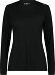 CMP 34N0886-U901-38, CMP Kildar Woman T-shirt nero (U901) 38 Damen