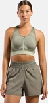 Odlo 131481-10871-M, Odlo The Seamless Zip High-support Sports Bra agate gray -