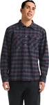 Jack Wolfskin A65028_T0003_A08, Jack Wolfskin Baja Flannel Shirt M check dark navy