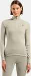 Odlo 159081-10867-XS, Odlo The Active Warm Base Layer Half-zip agate gray (10867) XS