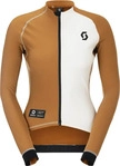 Scott 4236948183008, Scott Jersey W'S RC Pro Warm Ls-remix bread brown/cotton white