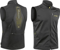 Komperdell 6605-206-S, Komperdell Softshell Vest M's black/ yellow (206) S Herren