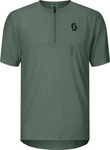 Scott 4246988255012, Scott Tee M's Vertic Zip SS tranquil green (8255) XL Herren