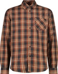 CMP 30T9927-18ZV-58, CMP MAN Shirt Long Sleeves antracite-orange-corda (18ZV) 58