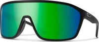 Smith 20493200399ZY, Smith Boomtown matte black chromapop polarized green mirror