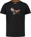 CMP 38T6744-20UV-176, CMP KID T-shirt antracite-orange (20UV) 176 Kids