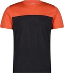 CMP 35N6887-18UV-50, CMP MAN T-shirt antracite-orange (18UV) 50 Herren