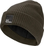 Jack Wolfskin 1910701_E0205_A08, Jack Wolfskin Pergamon Beanie obsidian moss (E0205)