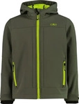 CMP 3A00094-E319-164, CMP KID Jacket FIX Hood oil green (E319) 164 Kids