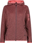CMP 30H5856-12CV-38, CMP Woman Fleece Fleece Jacket FIX Hood coral-antracite (12CV)
