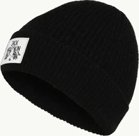 Jack Wolfskin A61610_6000_OS, Jack Wolfskin Badge Beanie black (6000) One Size...
