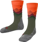 Falke 76229-7830-35-38, Falke TK2 Trend Kids Kinder Trekking Socken olive (7830)