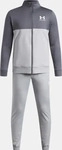 Under Armour 1373978-013-YSM, Under Armour Rival CB Knit Track Suit gray white (013)