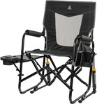 GCI 379339, GCI Stowaway Rocker W/Sidetable dark charcoal