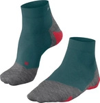 Falke 16729-7676-42-43, Falke RU5 Race Short Herren Running Kurzsocken amazonia