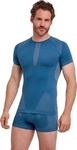 Falke 39662-6958-XXL, Falke Herren Tight Fit-shirt Warm blue steel (6958) XXL