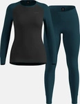 Odlo 196701-21825-XS, Odlo Active Warm Special Set reflecting pond - black (21825) XS