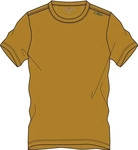 CMP 32T7177U-R813-56, CMP MAN T-shirt curcuma (R813) 56 Herren