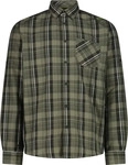 CMP 30T9927-22ZV-52, CMP MAN Shirt Long Sleeves sage-pine-bianco (22ZV) 52 Herren