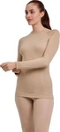 Falke 33311-4700-L, Falke Damen Langarmshirt Wool-tech straw (4700) L