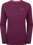 Rab QBL-08-MUL-08, Rab Force LS Tee Wmns mulberry (MUL) 08 Damen