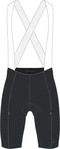 Endura R-E6251-BK-2XL-black-white, Endura WMS Loop Bibshort black white (BK) 2XL