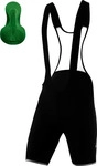 Gonso 3003173_M19018_S, Gonso Sitivo Bib M black / bright green (M19018) S Herren