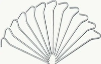 Jack Wolfskin 36130_6221_OS, Jack Wolfskin Power PEG (12 Pcs) silver (6221) One Size