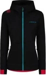 La Sportiva ZACF002K00P02S, La Sportiva Mood Hoody Women black/hibiscus (K00P02) S