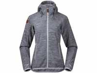 Bergans 237992-3028-844-L, Bergans Hareid Fleece W Jacket aluminium (844) L