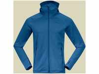 Bergans 242920-9140-24116-L, Bergans Ulstein Wool Hood Jacket north sea blue...