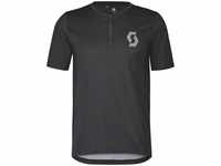 Scott 4032940001010, Scott Shirt M's Trail Vertic Zip SS black (0001) L Herren