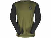 Scott 4031057386010, Scott Shirt M's Trail Vertic LS fir green/black (7386) L Herren