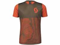 Scott 4039577537128, Scott Shirt Jr Trail Vertic 10 SS braze orange/shadow brown