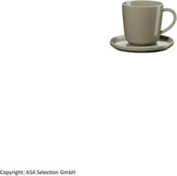 Asa Selection Coppa Shiso Espressotasse mit Untertasse, 80 ml Braune