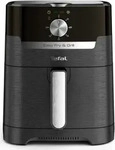 Hei&szlig;luftfritteuse Tefal Easy Fry & Grill EY501815 Schwarz/Silber