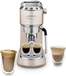 DeLonghi Dedica Arte EC885.BG ESE Espressomaschine - Beige DeLonghi Dedica Arte EC885.BG ESE Espressomaschine - Beige
