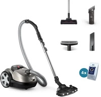 Philips XD8152/12, Philips Performer LED 8000 Series Staubsauger mit Beutel XD8152/12