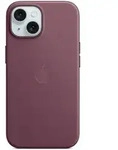 Apple MT3E3ZM/A, FineWoven Back Cover MagSafe f&uuml;r das Apple iPhone 15 - Mulberry Rot