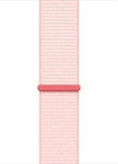Apple MT5F3ZM/A, Sport Loop Armband f&uuml;r Apple Watch | 44/45/46/49 mm - Light Pink