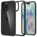Spigen ACS06713, Spigen Ultra Hybrid Case f&uuml;r das Apple iPhone 15 Pro - Matte Black
