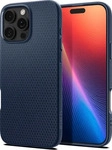 Spigen ACS08118, Spigen Liquid Air Backcover f&uuml;r das Apple iPhone 16 Pro - Navy Blue