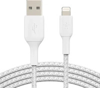 Belkin CAA002bt2MWH, Belkin BoostCharge Pro Braided Lightning auf USB-A Kabel - 2