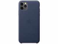 Apple MX0G2ZM/A, Apple Leder-Case Midnight Blue für das iPhone 11 Pro Max Blau