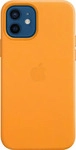 Apple MHKC3ZM/A, Leder-Case MagSafe f&uuml;r das Apple iPhone 12 (Pro) - California Poppy